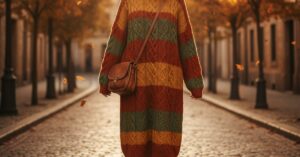 Sukienka dzianinowa oversize jesienna: Twój komfortowy styl na chłodne dni