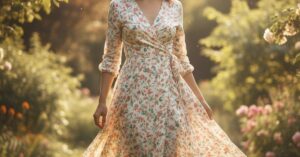 Sukienka kopertowa w kwiaty letnia: Twój must-have sezonu