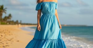 Sukienka hiszpanka z falbaną plażowa: Twój letni hit!