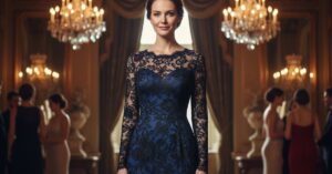 Sukienka ołówkowa z koronką wieczorowa: Twój szyk