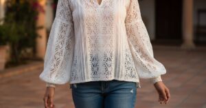 Bluzki damskie koronka boho: styl, który pokochasz