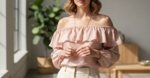 Bluzki damskie z falbankami modne: Twój styl z nutą klasy